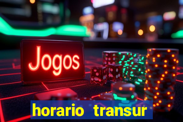 horario transur roleta santos dumont juiz de fora